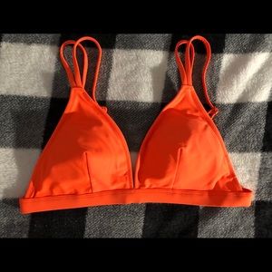 CUPSHE Orange Bikini Top